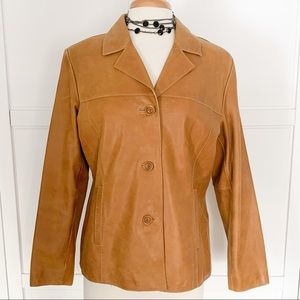 Mossimo | Hazelnut Leather Jacket
